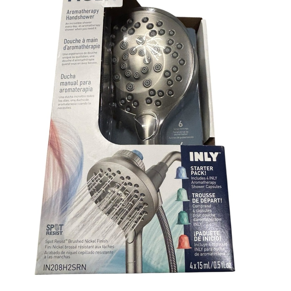 Moen IN208H2SRN Aromatherapy Handshower Spot Resist Brushed Nickel NIB